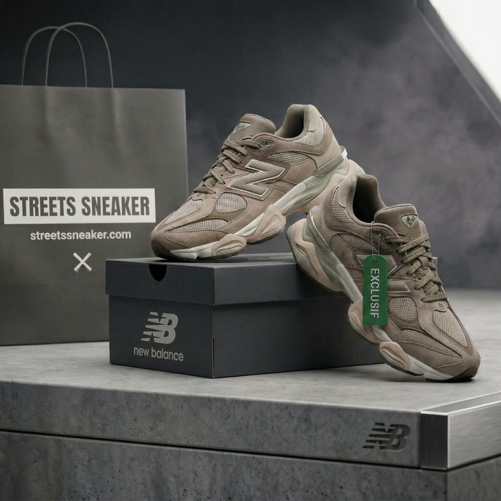New Balance NEW 9060 Bone Sparrow Casual Sneakers Shoes